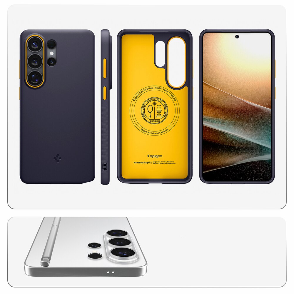 Samsung Galaxy S26 Ultra Spigen Nano Pop Mag MagSafe dėklas – mėlynas 12