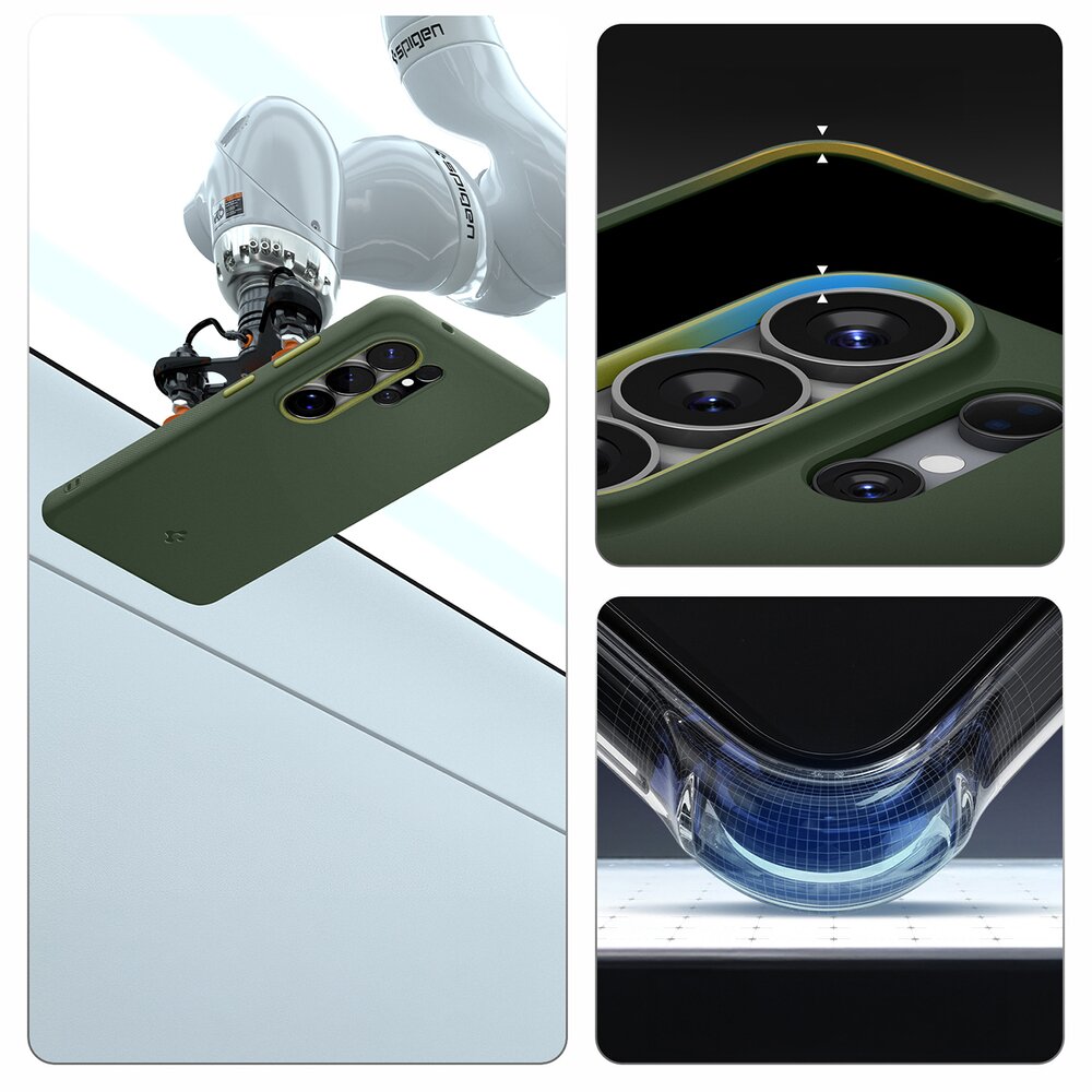 Samsung Galaxy S26 Ultra Spigen Nano Pop Mag MagSafe dėklas – žalias 16 Samsung Galaxy S26 Ultra Spigen Nano Pop Mag MagSafe dėklas – žalias 16