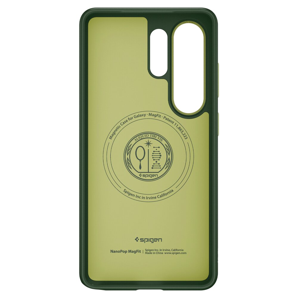 Samsung Galaxy S26 Ultra Spigen Nano Pop Mag MagSafe dėklas – žalias 3