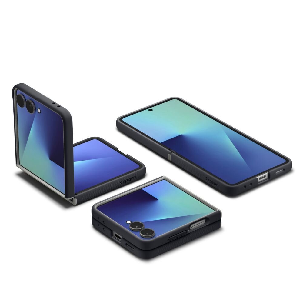 Samsung Galaxy Z Flip 7 Spigen Nano Pop MagSafe dėklas – juodas 10