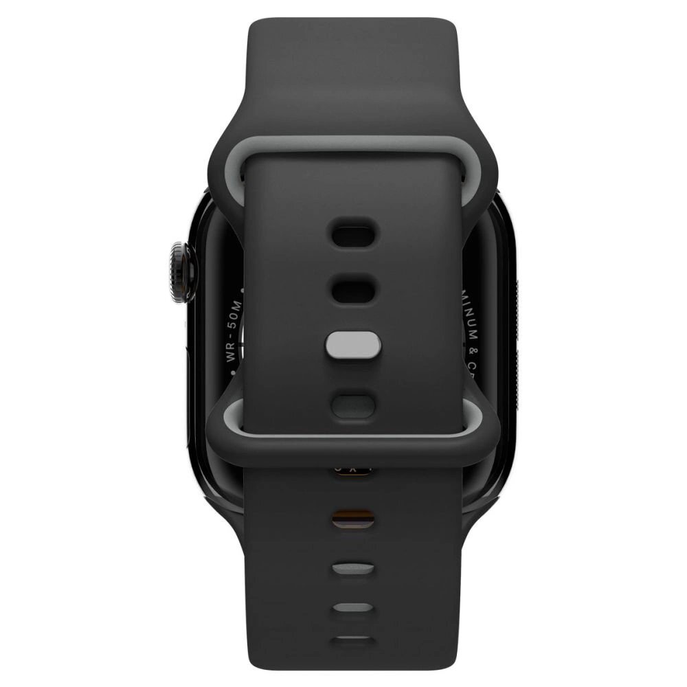 Apple Watch 44 / 45 / 46 / 49 mm Spigen Nano Pop dirželis – juodas ir pilkas 2 Apple Watch 44 / 45 / 46 / 49 mm Spigen Nano Pop dirželis – juodas ir pilkas 2