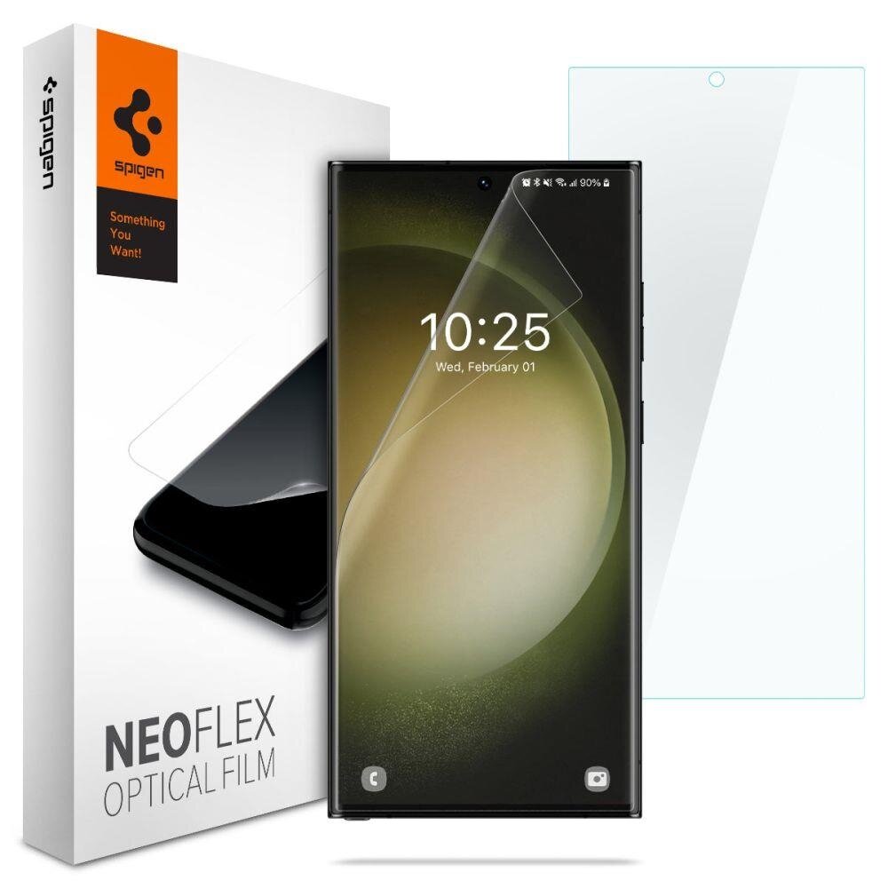 Ekrano apsauga Spigen NEO FLEX SAMSUNG GALAXY S23 ULTRA 2VNT. Ekrano apsauga Spigen NEO FLEX SAMSUNG GALAXY S23 ULTRA 2VNT.
