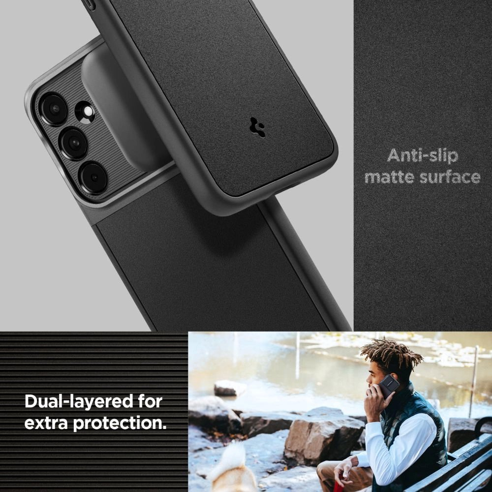 Spigen Optik Armor Dėklas Samsung Galaxy A55 5G - Juodas 14 Spigen Optik Armor Dėklas Samsung Galaxy A55 5G - Juodas 14