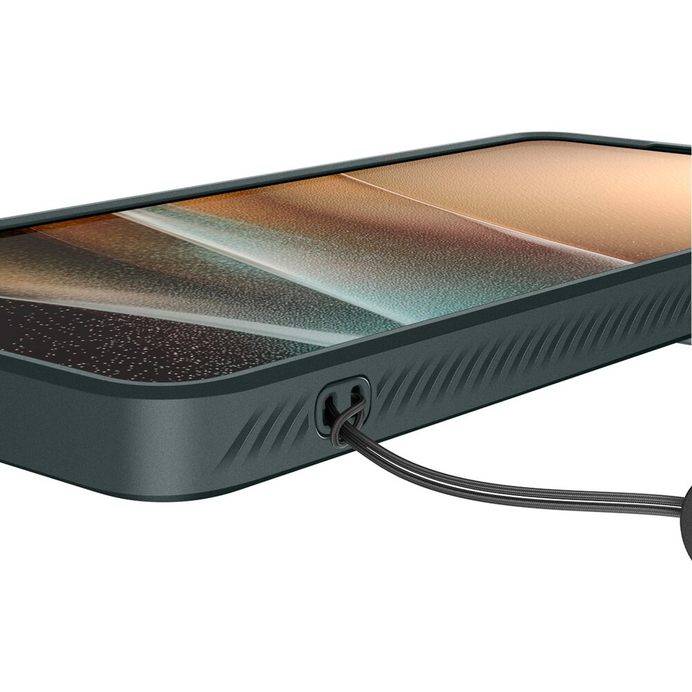 Samsung Galaxy S26 Ultra Spigen Optik Armor dėklas – žalias 7 Samsung Galaxy S26 Ultra Spigen Optik Armor dėklas – žalias 7