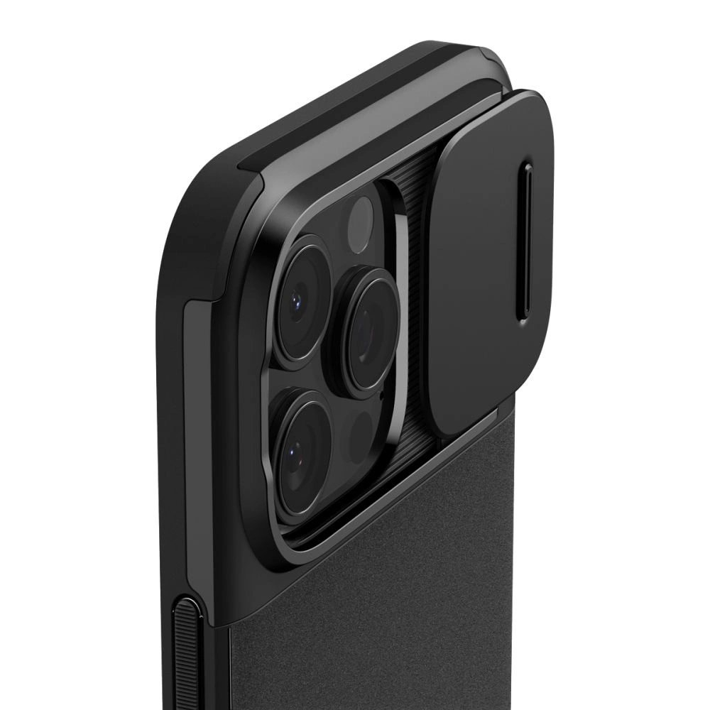 Spigen Optik Armor Mag Dėklas with MagSafe skirtas iPhone 16 Pro Max - Juodas 5