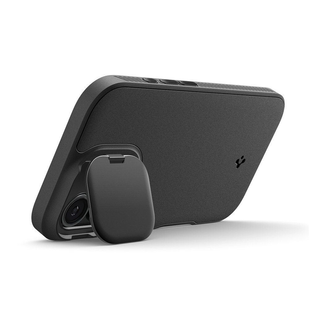 iPhone 17 Spigen Optik Armor MagSafe dėklas – juodas 6