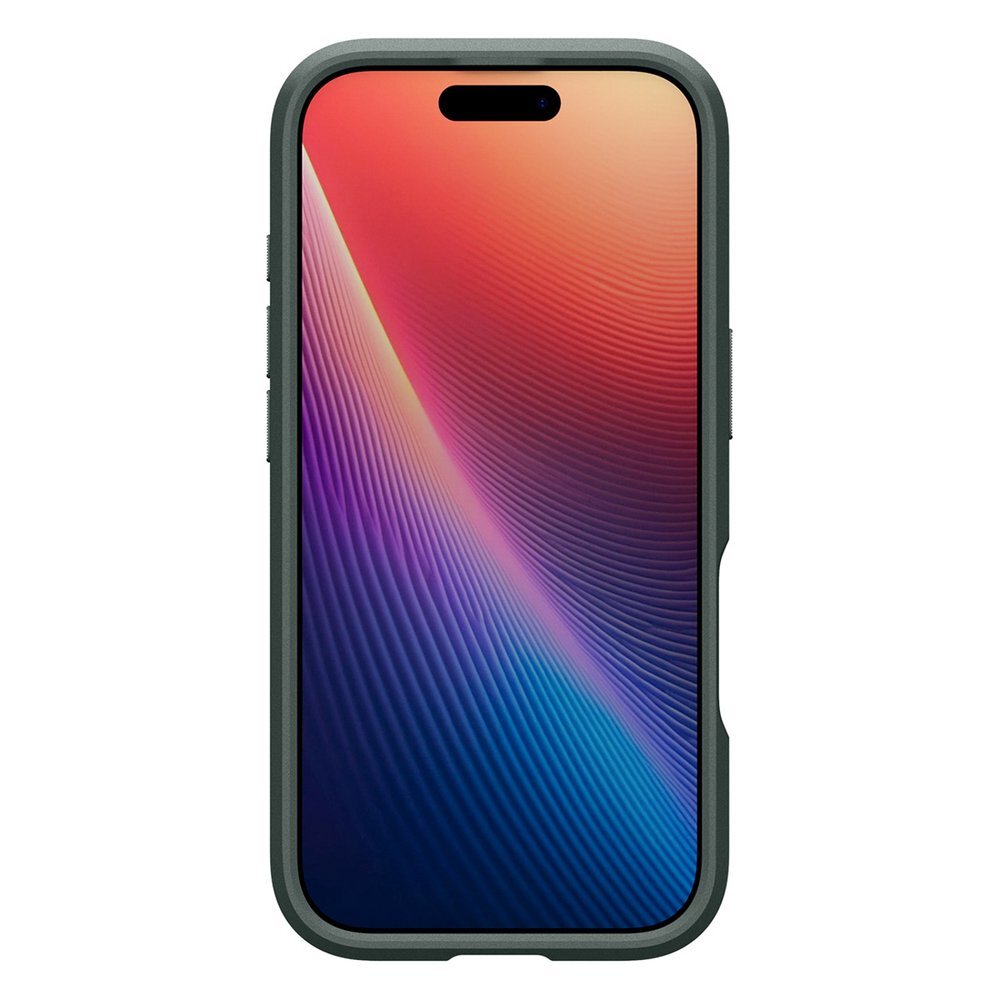 iPhone 17 Spigen Optik Armor MagSafe dėklas – žalias 3 iPhone 17 Spigen Optik Armor MagSafe dėklas – žalias 3