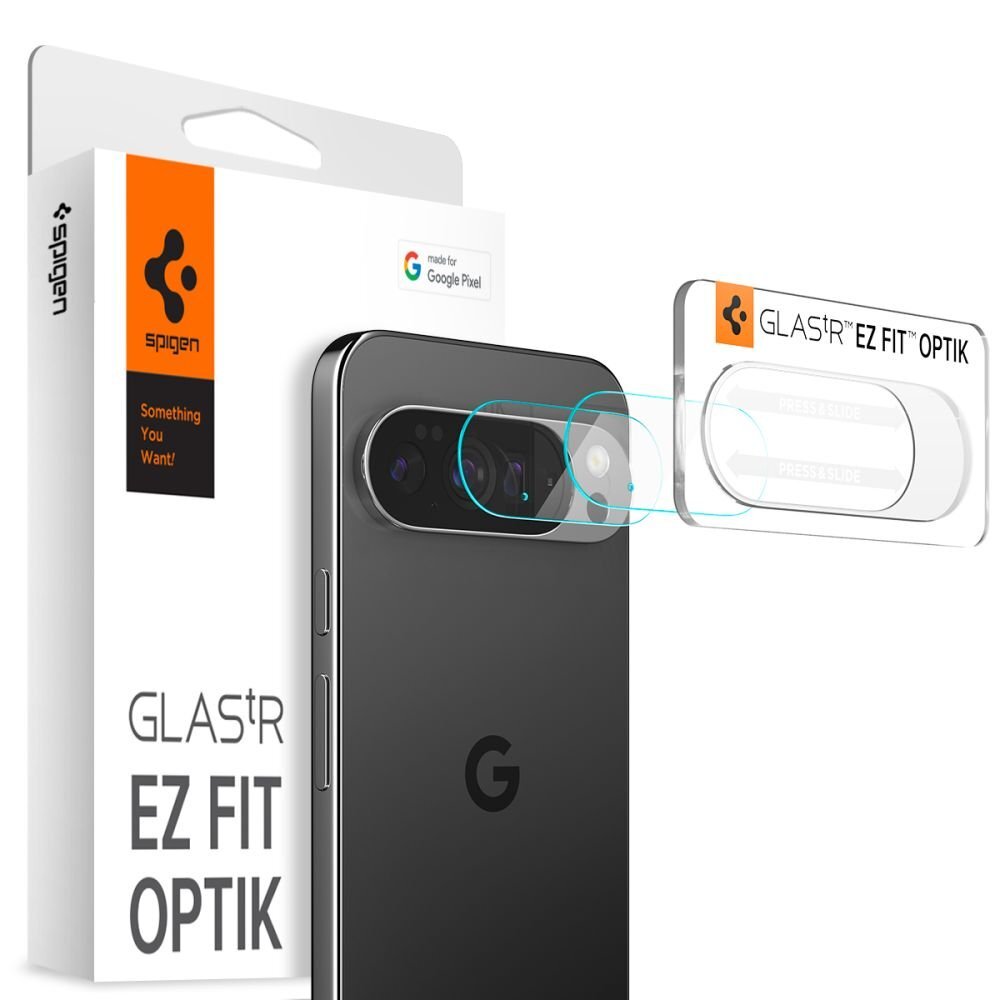 Google Pixel 10 Pro Spigen Optik Glas.tR 2-pack kameros apsauga Google Pixel 10 Pro Spigen Optik Glas.tR 2-pack kameros apsauga