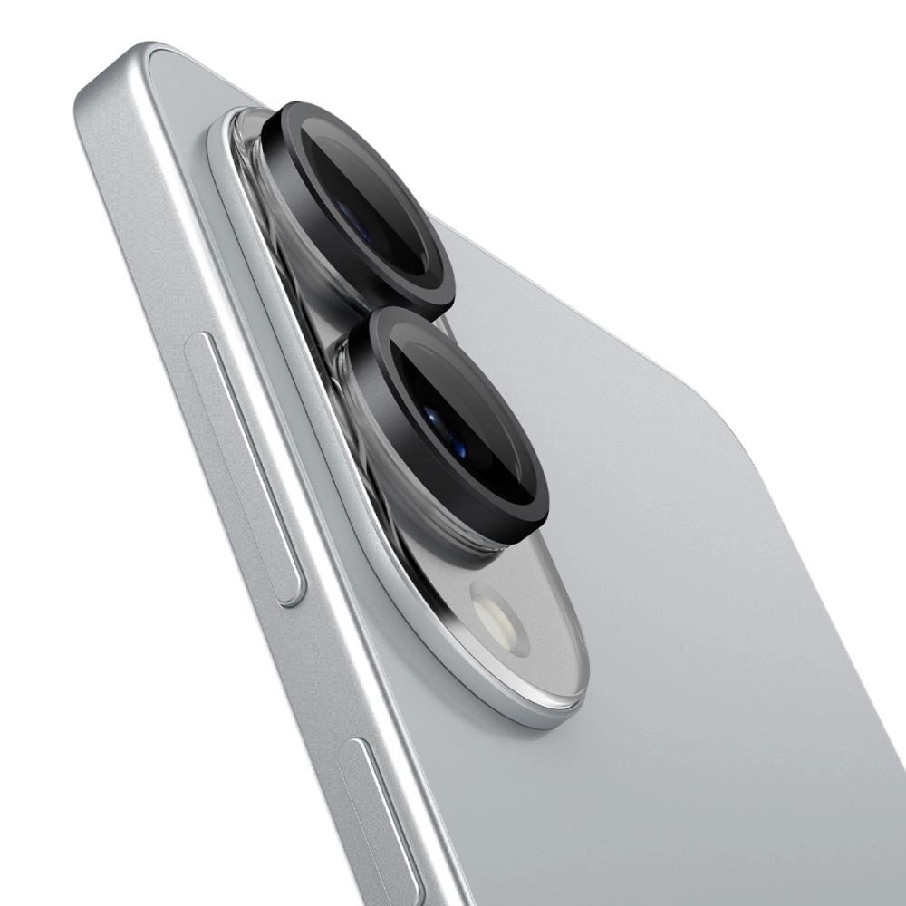 Samsung Galaxy S25 Edge Spigen Optik Pro GLAS.TR EZ Fit 2 vnt. kameros apsauga – juoda 2