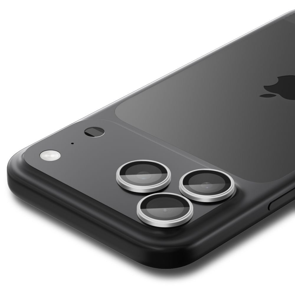 iPhone 16 Pro / 16 Pro Max / 17 Pro / 17 Pro Max Spigen Optik Pro Glas.tR EZ Fit kameros dangtelis (2 vnt.) – sidabrinis 3 iPhone 16 Pro / 16 Pro Max / 17 Pro / 17 Pro Max Spigen Optik Pro Glas.tR EZ Fit kameros dangtelis (2 vnt.) – sidabrinis 3