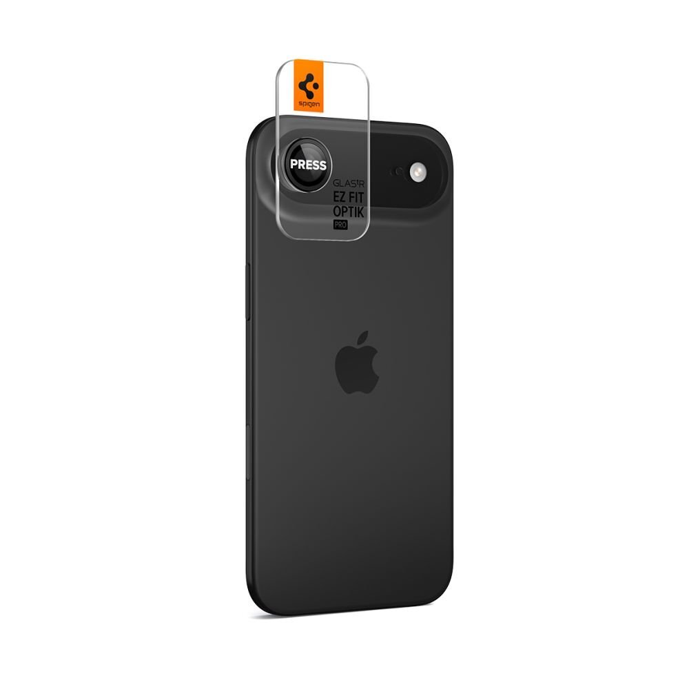 iPhone Air Spigen Optik Pro Glas.tR EZ Fit kameros dangtelis (2 vnt.) – juodas 5