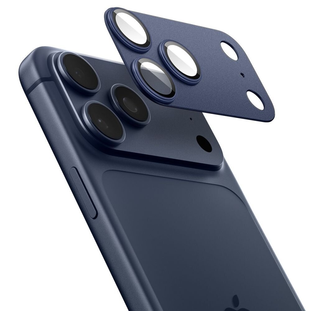 iPhone 17 Pro Spigen Optik Pro XL kameros stiklas – Navy Blue 2