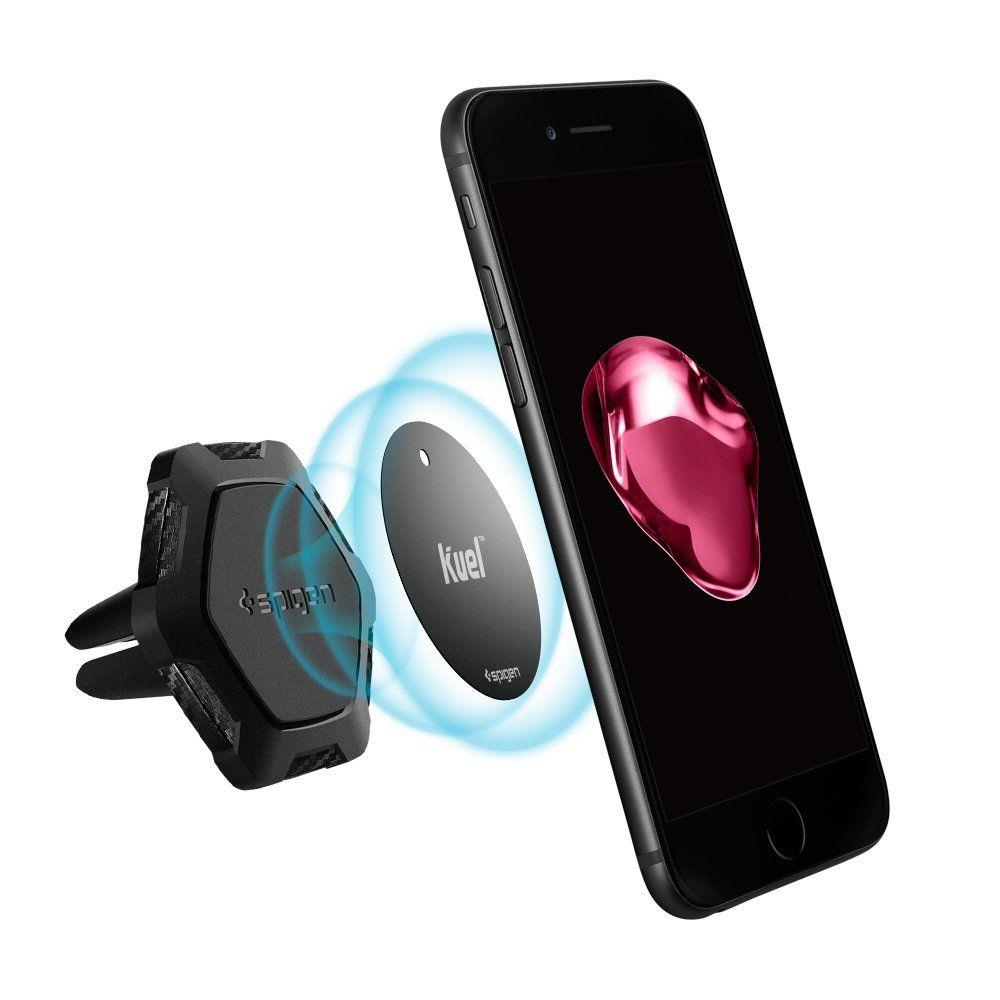 Telefono Laikiklis Spigen QS11 Tvirtinamas ant ventiliacijos grotelių - Juodas 2 Telefono Laikiklis Spigen QS11 Tvirtinamas ant ventiliacijos grotelių - Juodas 2