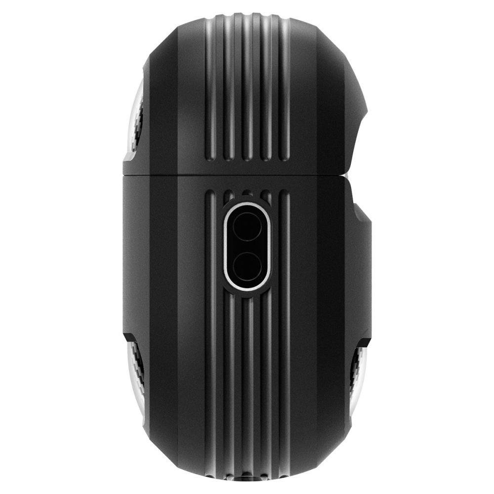 Dėklas Spigen RUGGED ARMOR Apple AIRPODS PRO 1 / 2 Juodas 6 Dėklas Spigen RUGGED ARMOR Apple AIRPODS PRO 1 / 2 Juodas 6