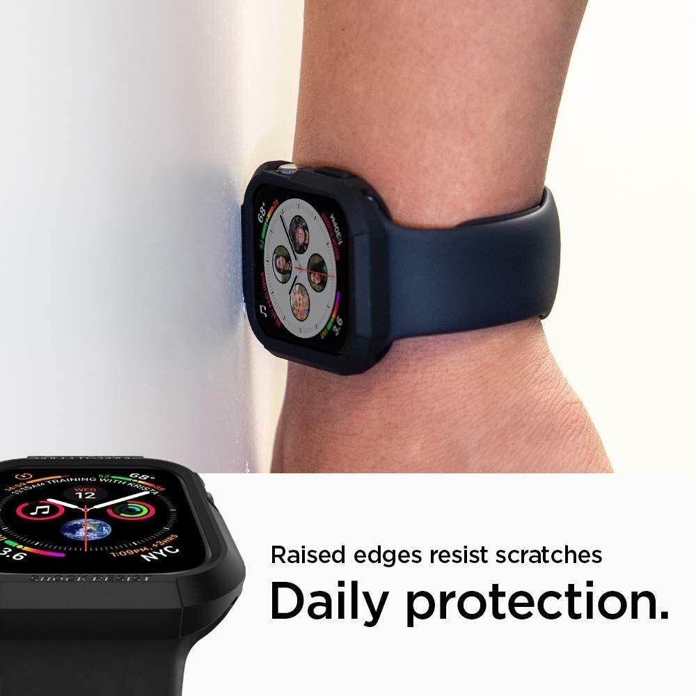 Akcija! Rėmelis SPIGEN RUGGED ARMOR APPLE WATCH 4/5/6 / SE (44MM) juodas 4 Akcija! Rėmelis SPIGEN RUGGED ARMOR APPLE WATCH 4/5/6 / SE (44MM) juodas 4