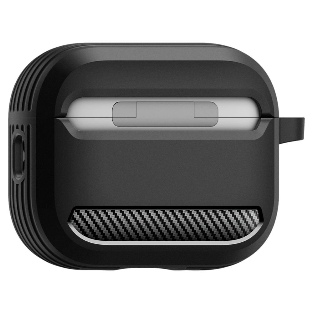 AirPods 3 dėklas Spigen Rugged Armor – matinės juodos spalvos 10 AirPods 3 dėklas Spigen Rugged Armor – matinės juodos spalvos 10