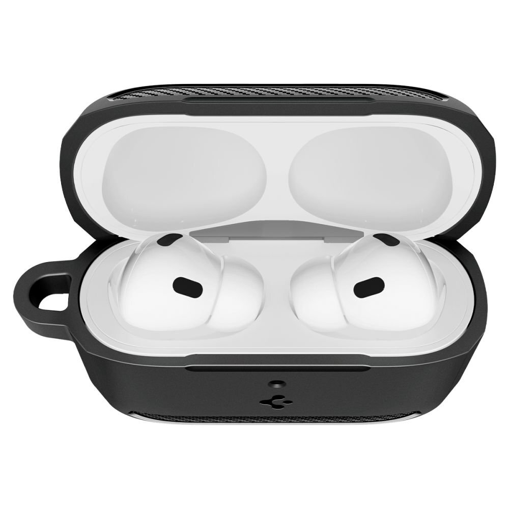 AirPods 3 dėklas Spigen Rugged Armor – matinės juodos spalvos 7 AirPods 3 dėklas Spigen Rugged Armor – matinės juodos spalvos 7