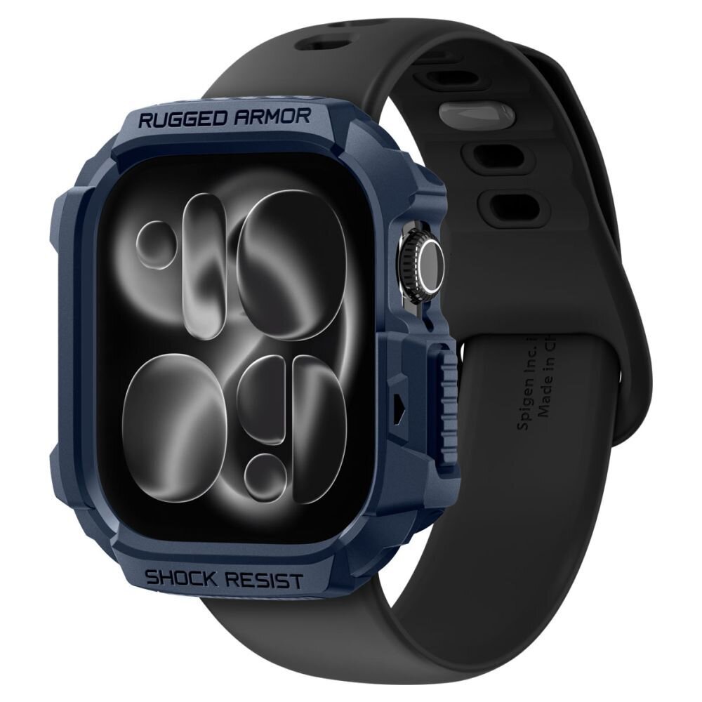 Apple Watch 42 mm Spigen Rugged Armor dėklas – tamsiai mėlynas 2