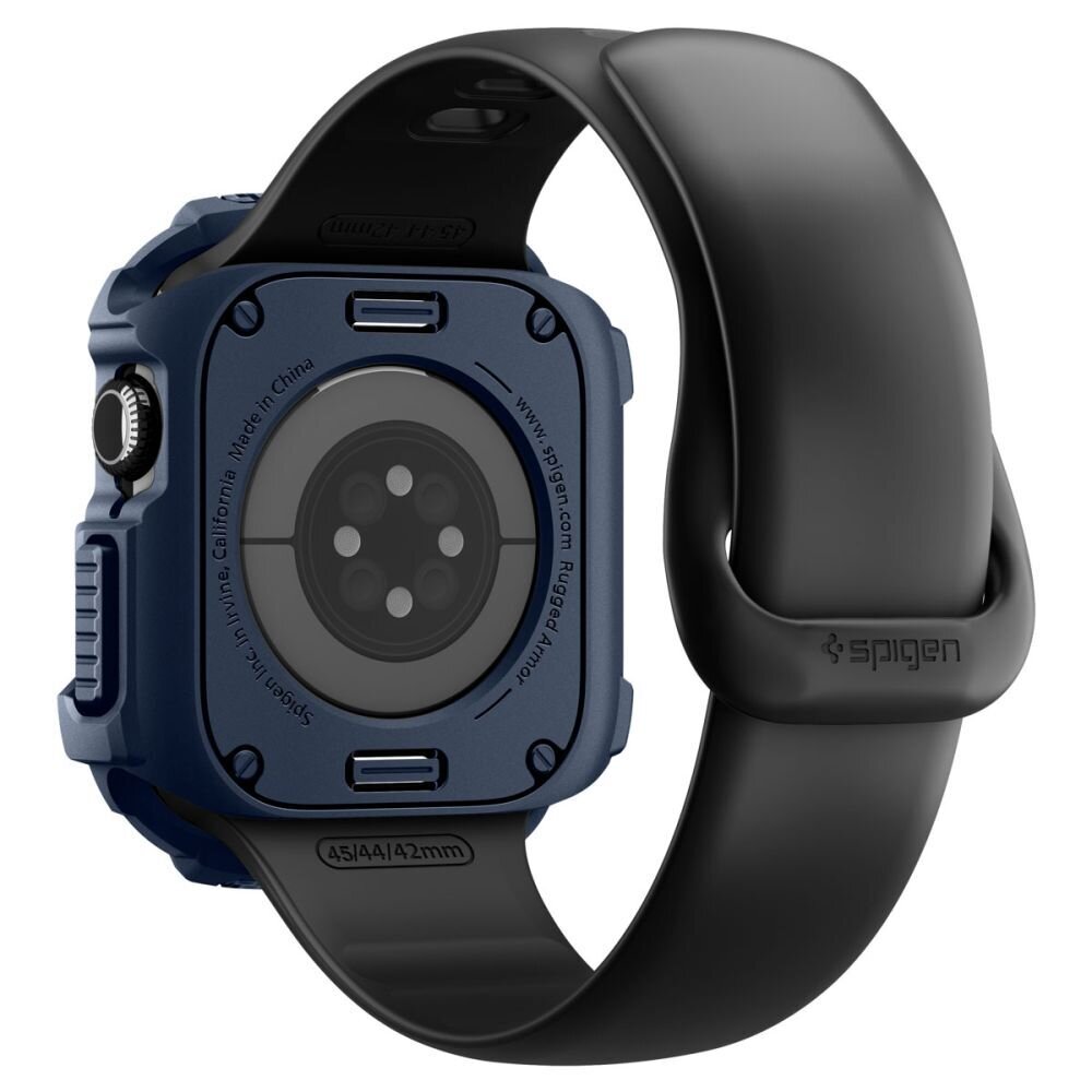 Apple Watch 42 mm Spigen Rugged Armor dėklas – tamsiai mėlynas 3