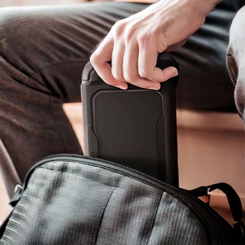 Nintendo Switch 2 – Spigen Rugged Armor dėklas - Matinis juodas 11