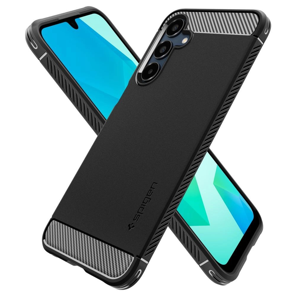 Spigen Rugged Armor Dėklas Samsung Galaxy A16 4G / 5G - Juodas 6 Spigen Rugged Armor Dėklas Samsung Galaxy A16 4G / 5G - Juodas 6