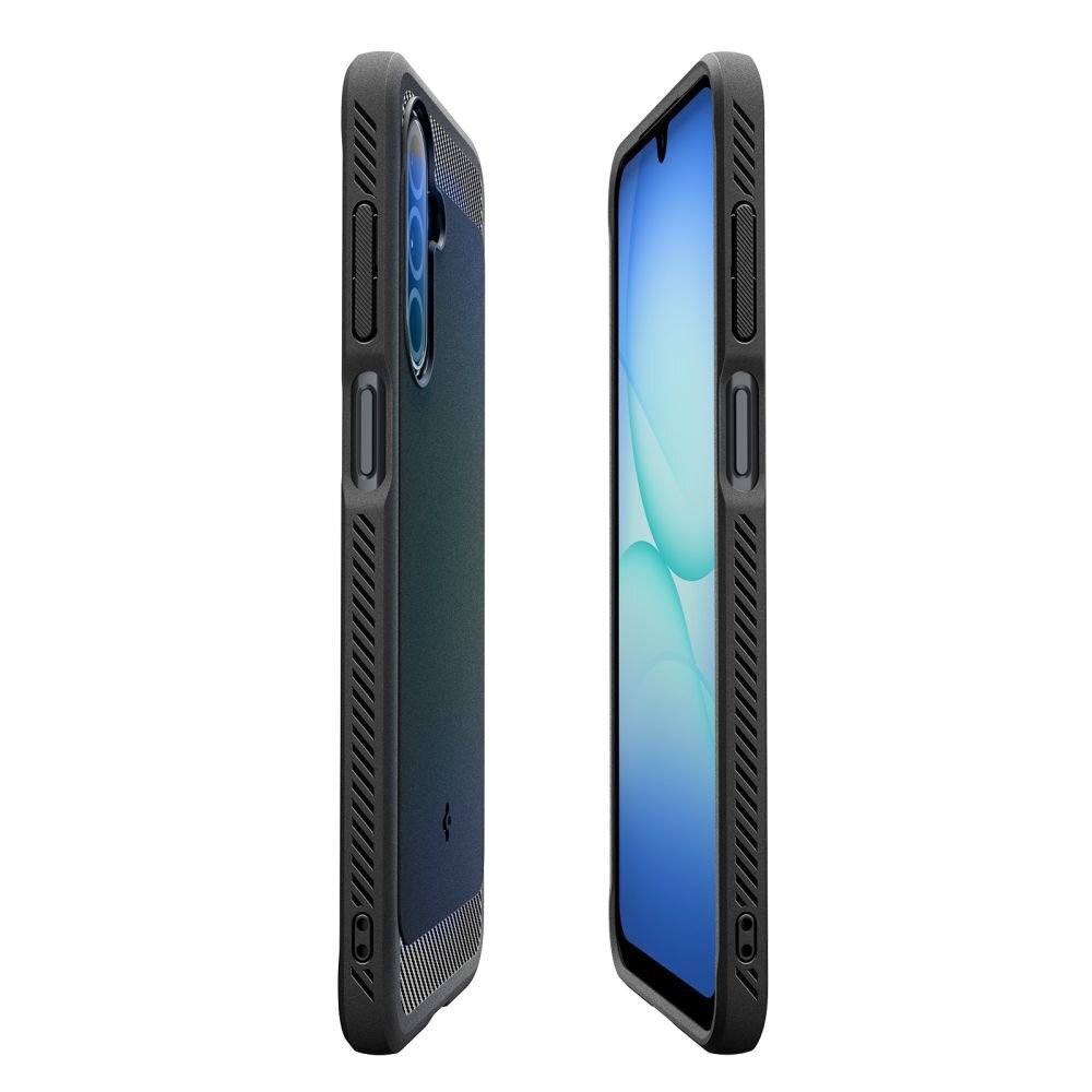 Samsung Galaxy A17 dėklas Spigen Rugged Armor – matinės juodos spalvos 5