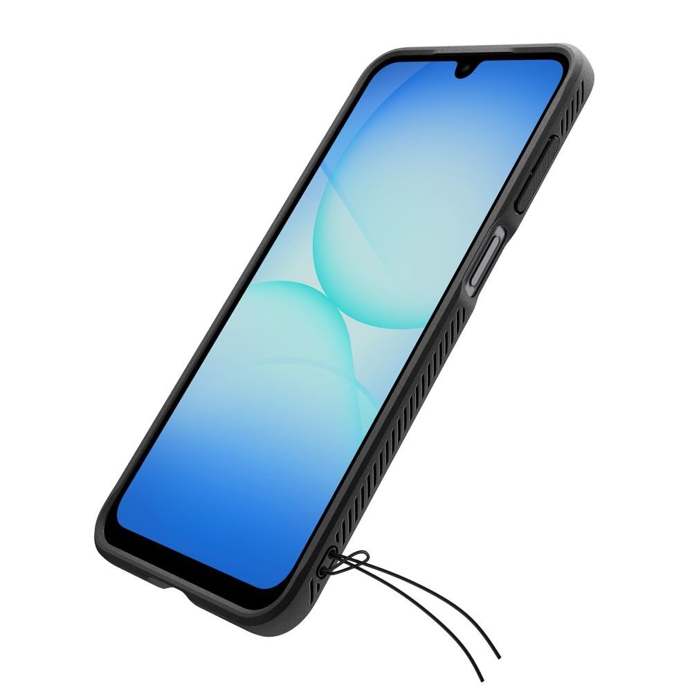 Samsung Galaxy A17 dėklas Spigen Rugged Armor – matinės juodos spalvos 9