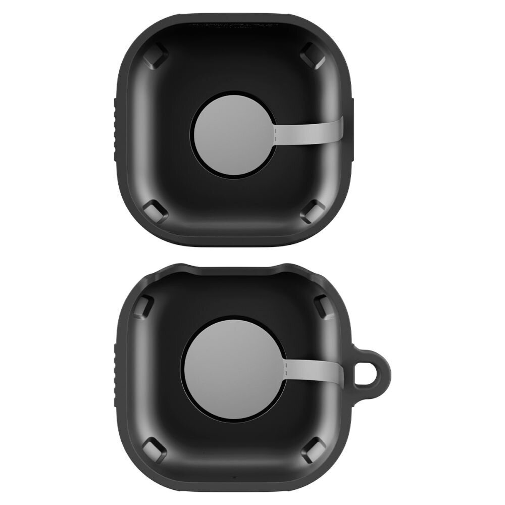 Samsung Galaxy Buds 4 / 4 Pro Spigen Rugged Armor dėklas – matinė juoda 4 Samsung Galaxy Buds 4 / 4 Pro Spigen Rugged Armor dėklas – matinė juoda 4