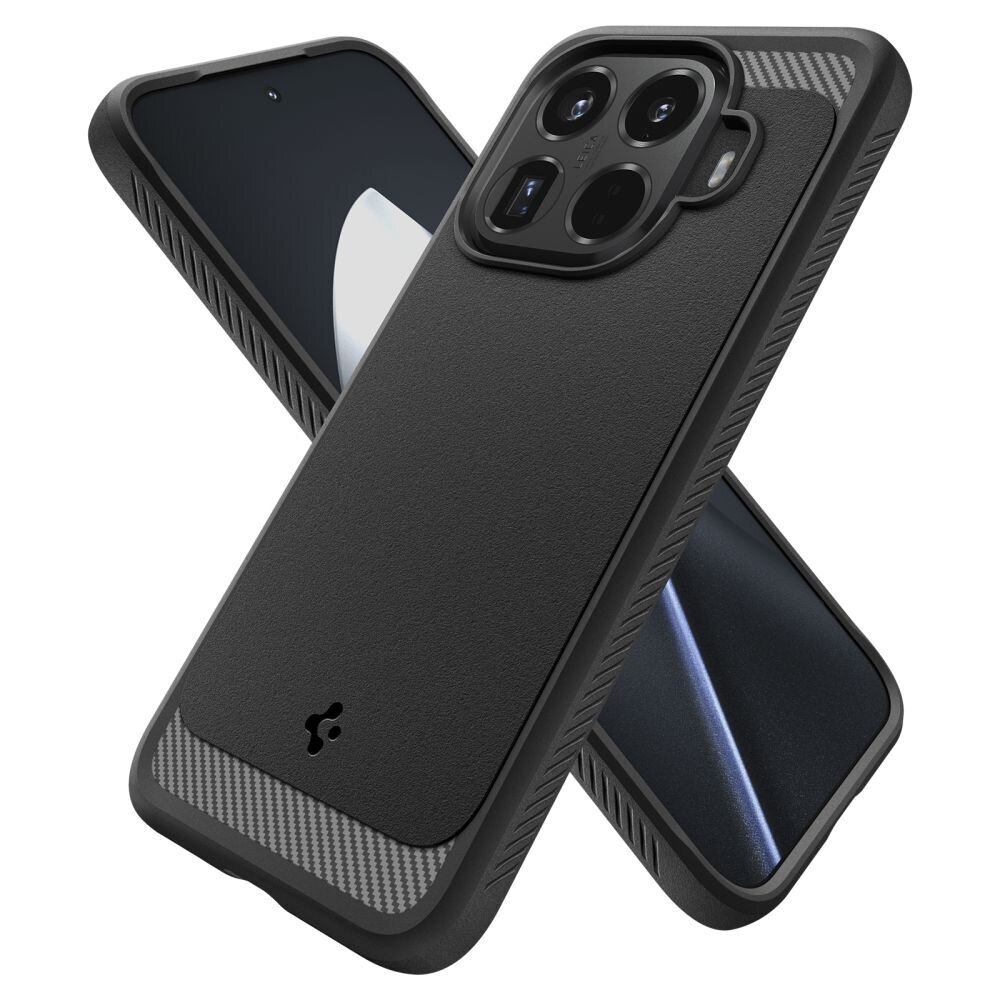 Xiaomi 15T Pro Spigen Rugged Armor dėklas – juodas 10 Xiaomi 15T Pro Spigen Rugged Armor dėklas – juodas 10