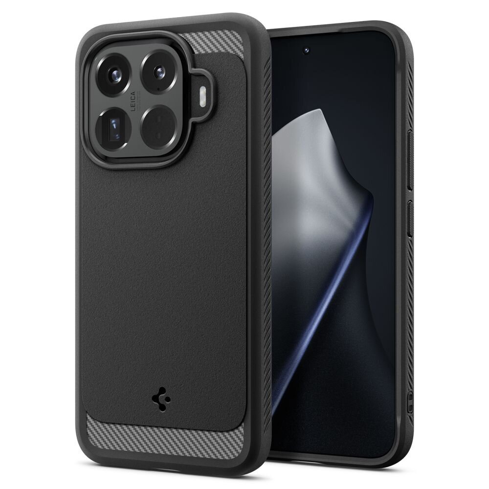 Xiaomi 15T Pro Spigen Rugged Armor dėklas – juodas