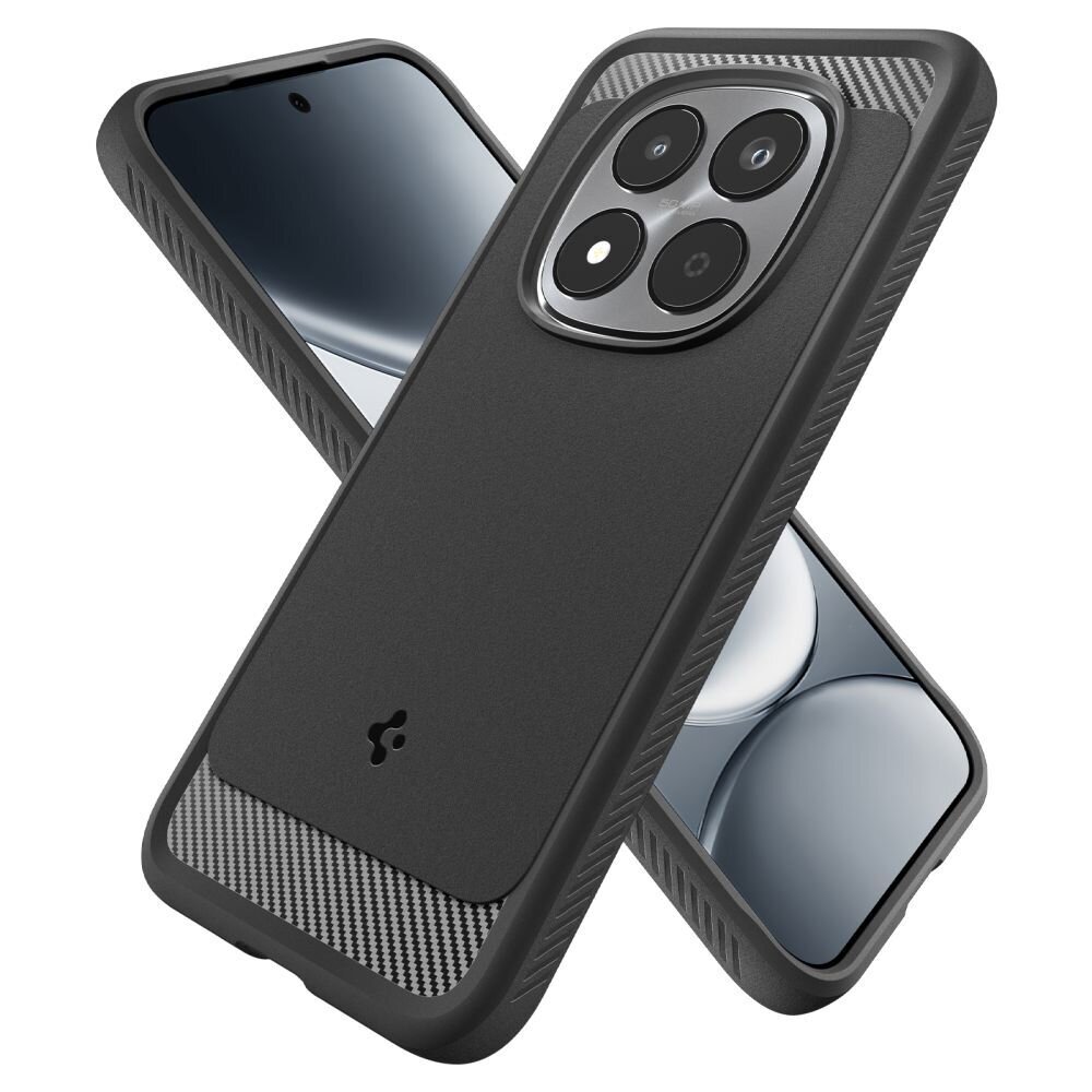 Xiaomi Redmi Note 15 Pro 5G Spigen Rugged Armor dėklas – juodas 10