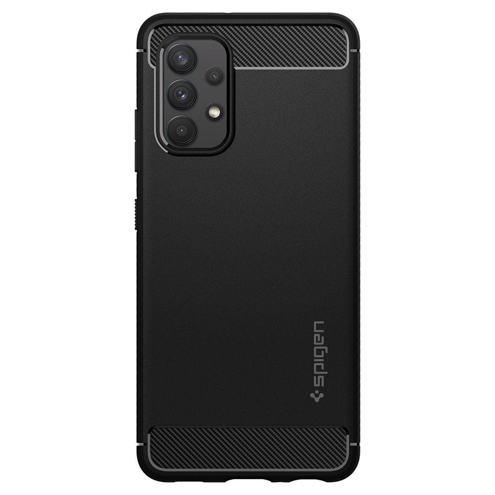 AUKŠTOS KOKYBĖS DĖKLAS SPIGEN RUGGED ARMOR GALAXY A52/ A52s MATTE JUODAS 1 AUKŠTOS KOKYBĖS DĖKLAS SPIGEN RUGGED ARMOR GALAXY A52/ A52s MATTE JUODAS 1