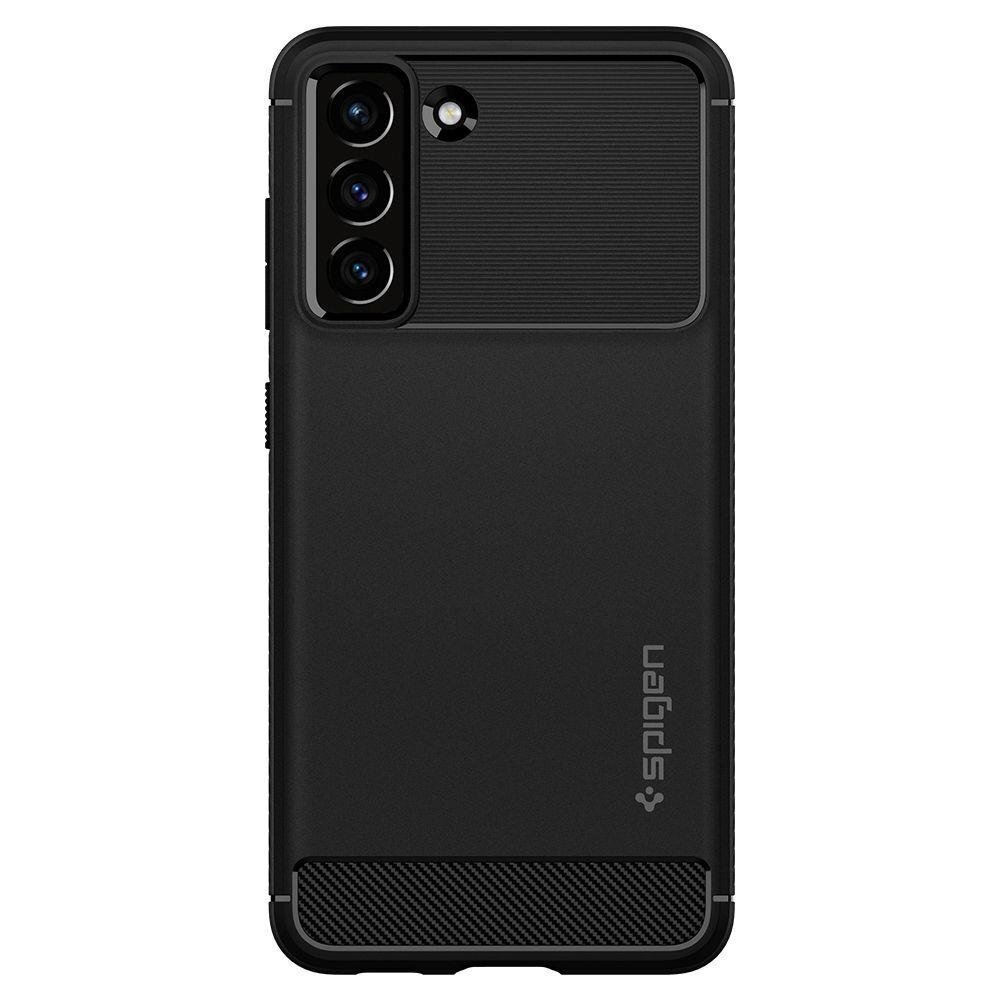 DĖKLAS SPIGEN RUGGED ARMOR GALAXY S21 FE MATTE JUODAS 1