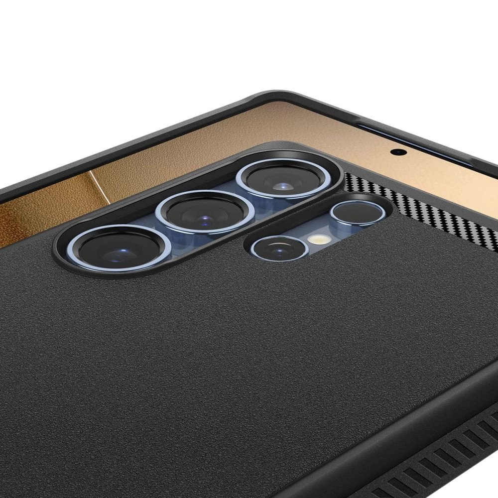 Samsung Galaxy S25 Ultra – Spigen Rugged Armor Mag dėklas - Juodas 11