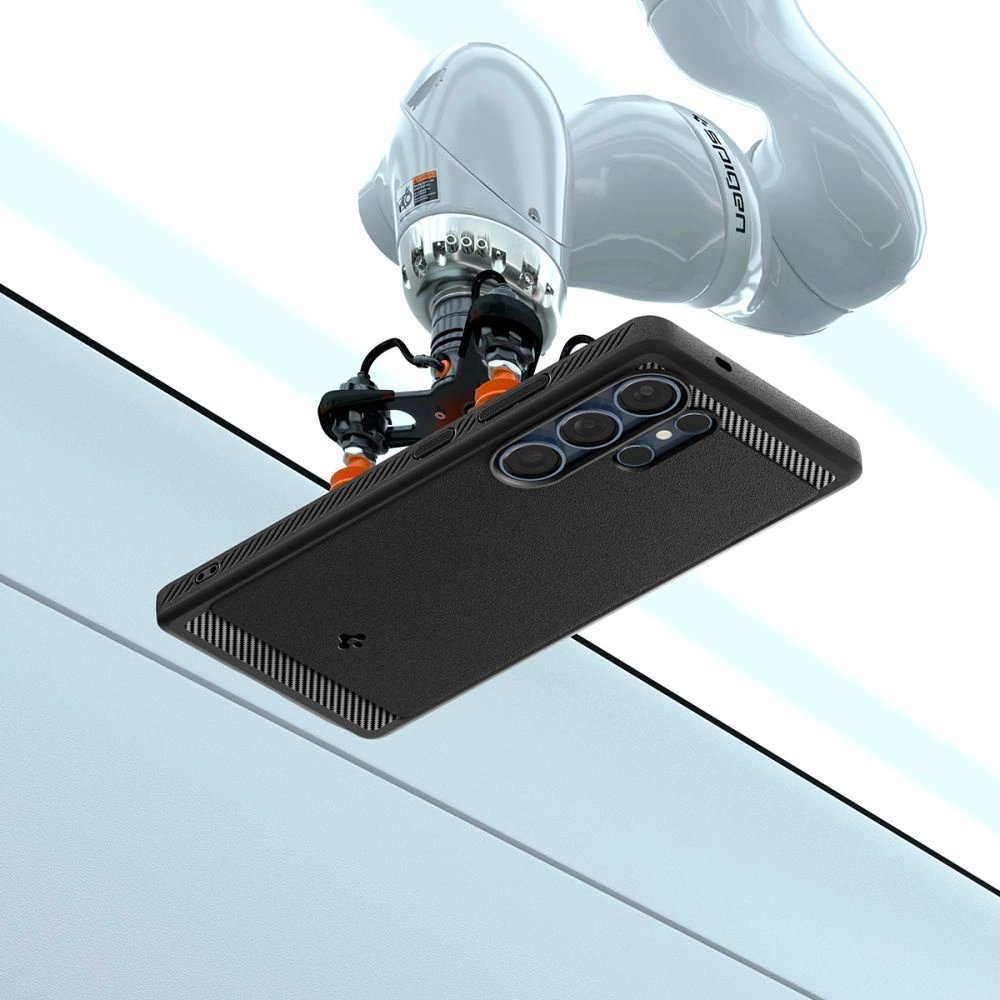 Samsung Galaxy S25 Ultra – Spigen Rugged Armor Mag dėklas - Juodas 12