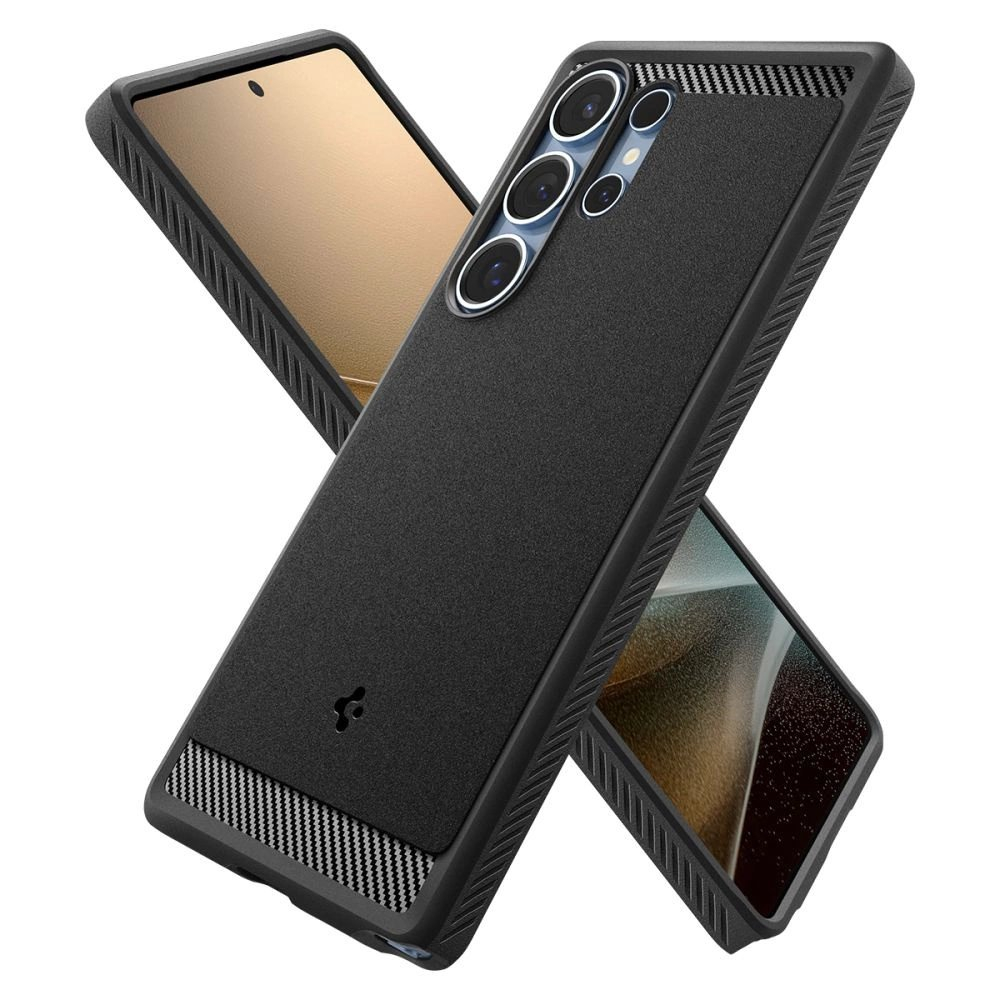 Samsung Galaxy S25 Ultra – Spigen Rugged Armor Mag dėklas - Juodas 7