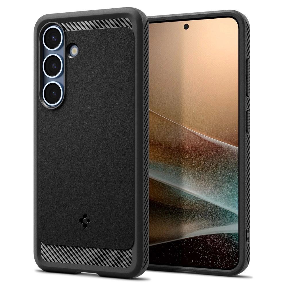 Spigen Sustiprintas Armor Mag MagSafe Dėklas Samsung Galaxy S25 - Juodas 1