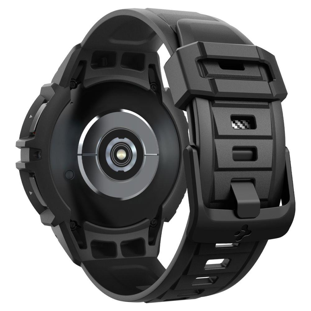 Apsauginis dėklas Spigen RUGGED ARMOR PRO  GALAXY Watch 6 CLASSIC (47MM) MATTE Juodas 5 Apsauginis dėklas Spigen RUGGED ARMOR PRO  GALAXY Watch 6 CLASSIC (47MM) MATTE Juodas 5