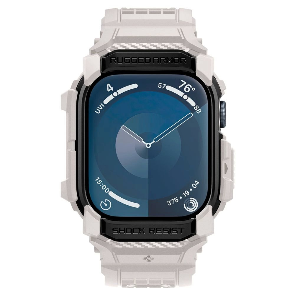 Apple Watch 10 (46mm) Spigen Rugged Armor „Pro“ dirželis – smėlinis 3 Apple Watch 10 (46mm) Spigen Rugged Armor „Pro“ dirželis – smėlinis 3