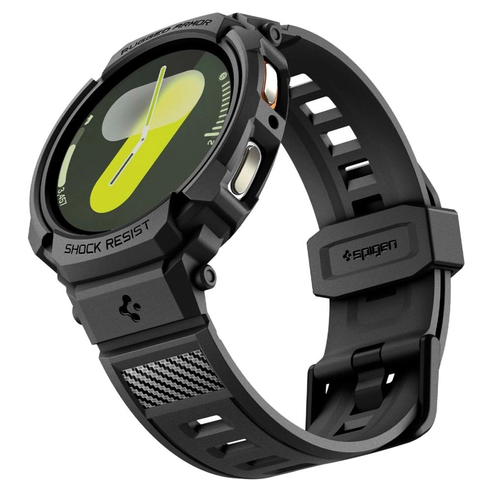 Samsung Galaxy Watch 8 40mm Spigen Rugged Armor Pro dirželis – matinės juodos spalvos 6 Samsung Galaxy Watch 8 40mm Spigen Rugged Armor Pro dirželis – matinės juodos spalvos 6
