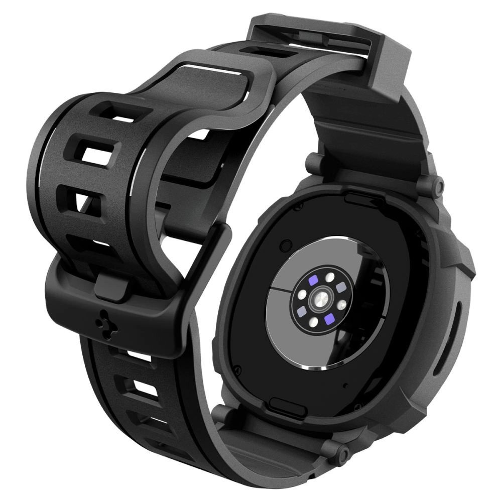 Samsung Galaxy Watch 8 44mm Spigen Rugged Armor Pro dirželis – matinės juodos spalvos 8 Samsung Galaxy Watch 8 44mm Spigen Rugged Armor Pro dirželis – matinės juodos spalvos 8