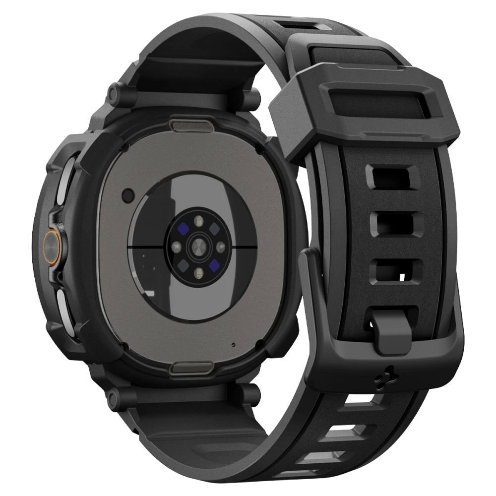 Samsung Galaxy Watch 8 Classic 46mm Spigen Rugged Armor Pro dirželis – matinės juodos spalvos 2