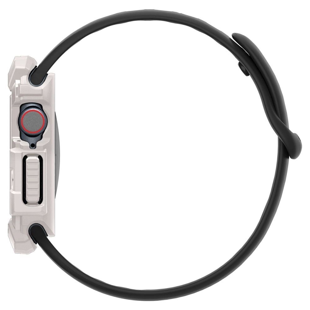 Apple Watch 10 46mm Spigen Rugged Armor dirželis – smėlinis 5 Apple Watch 10 46mm Spigen Rugged Armor dirželis – smėlinis 5