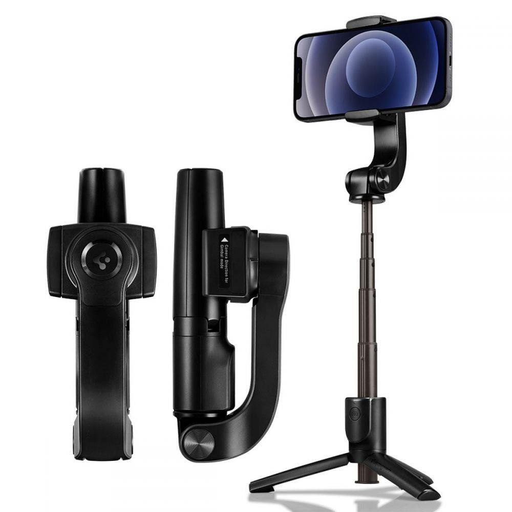 SPIGEN S610W GIMBAL Bevielė Asmenukių Lazda Juoda SPIGEN S610W GIMBAL Bevielė Asmenukių Lazda Juoda