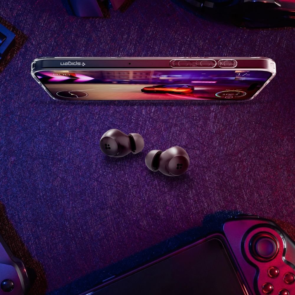 Belaidės ausinės Spigen SA2401 ANC Pro – juodos 8 Belaidės ausinės Spigen SA2401 ANC Pro – juodos 8