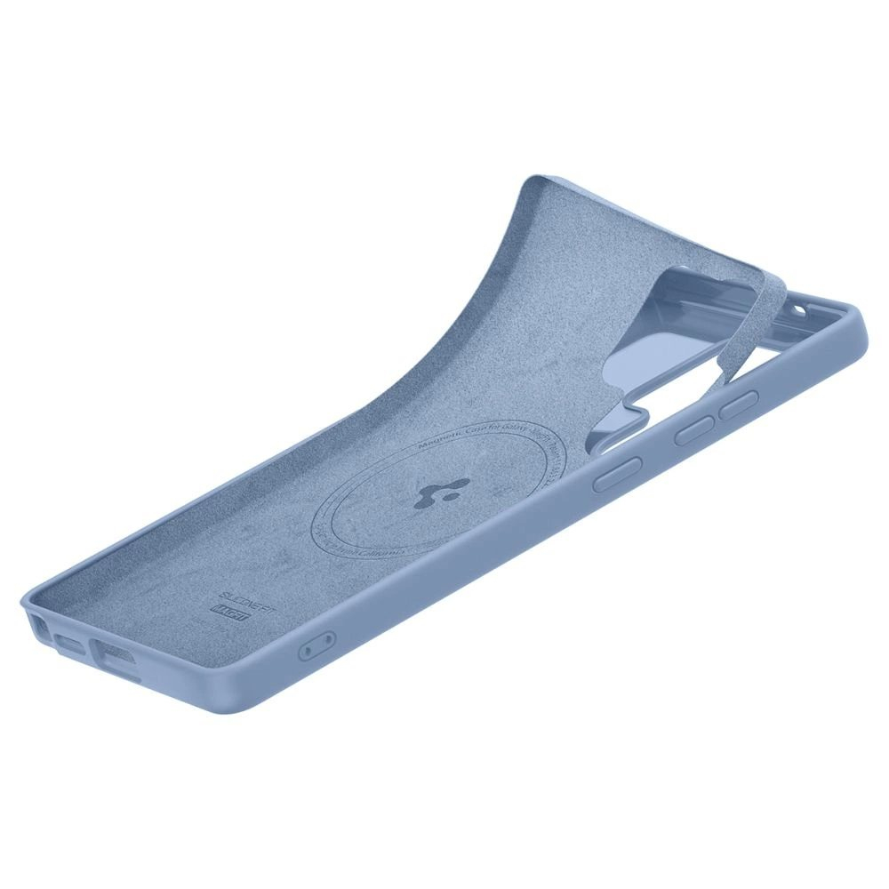 Samsung Galaxy S25 Ultra – Spigen Silicone Fit Mag dėklas - Mėlynas 11