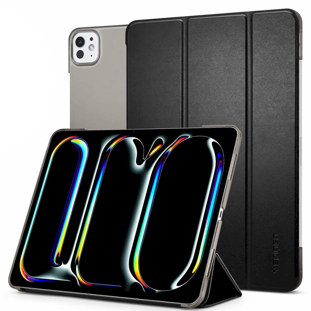 Spigen Smart Fold iPad Pro 11 2024 Case - Juodas Spigen Smart Fold iPad Pro 11 2024 Case - Juodas