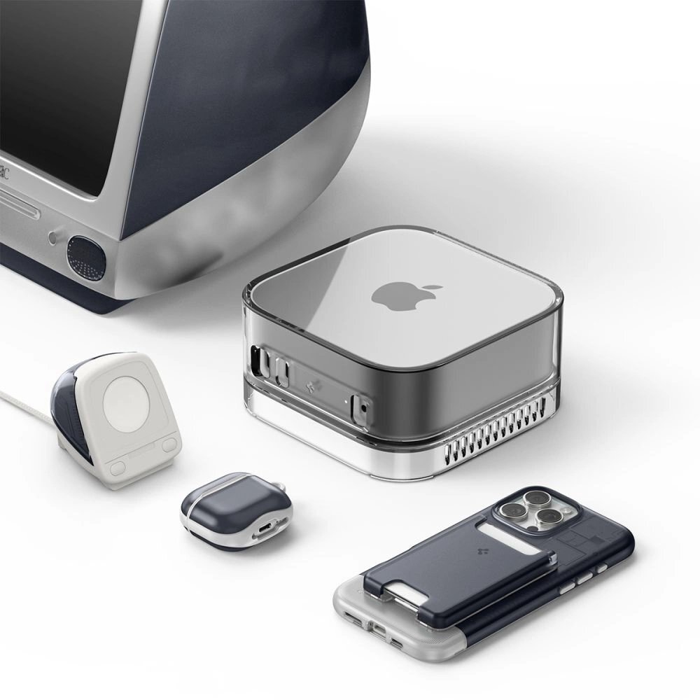 Apple Watch stovas Spigen Classic C1 – pilkas 11