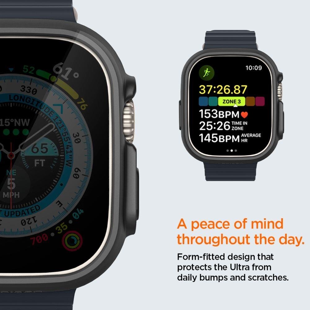 Ekrano apsauga Spigen THIN FIT Apple Watch ULTRA (49MM) Juoda 12