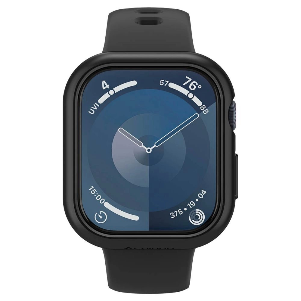 Spigen Thin Fit Dėklas Apple Watch 10 46mm - Juodas 3 Spigen Thin Fit Dėklas Apple Watch 10 46mm - Juodas 3